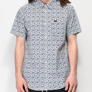 RVCA Large Slim Fit Floral Button Down